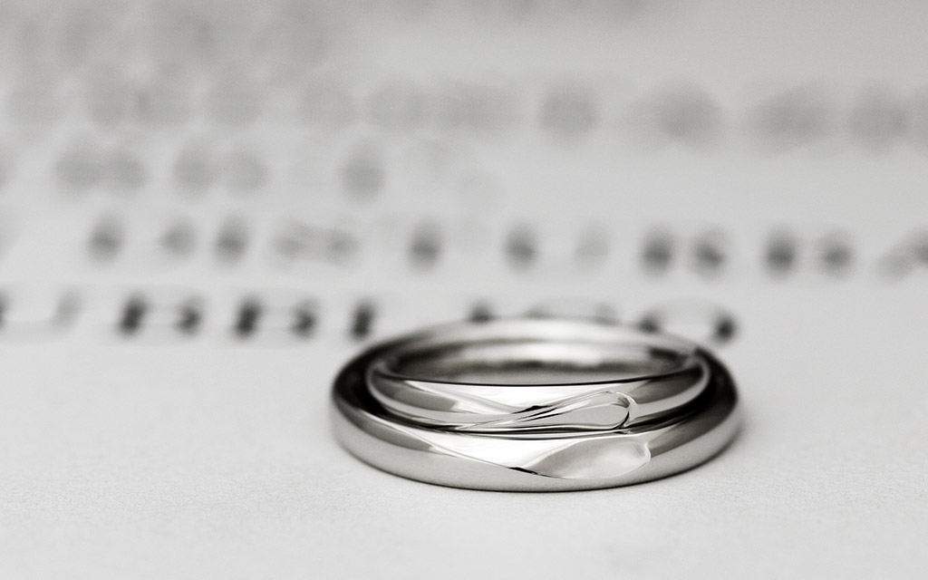 2つで1つのハートモチーフの結婚指輪 – 新潟の結婚指輪・婚約指輪 