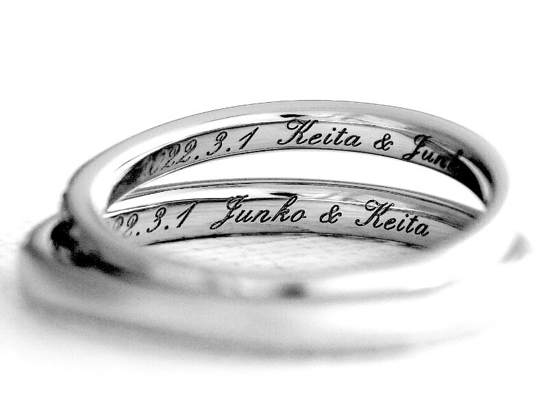 フォント刻印リング