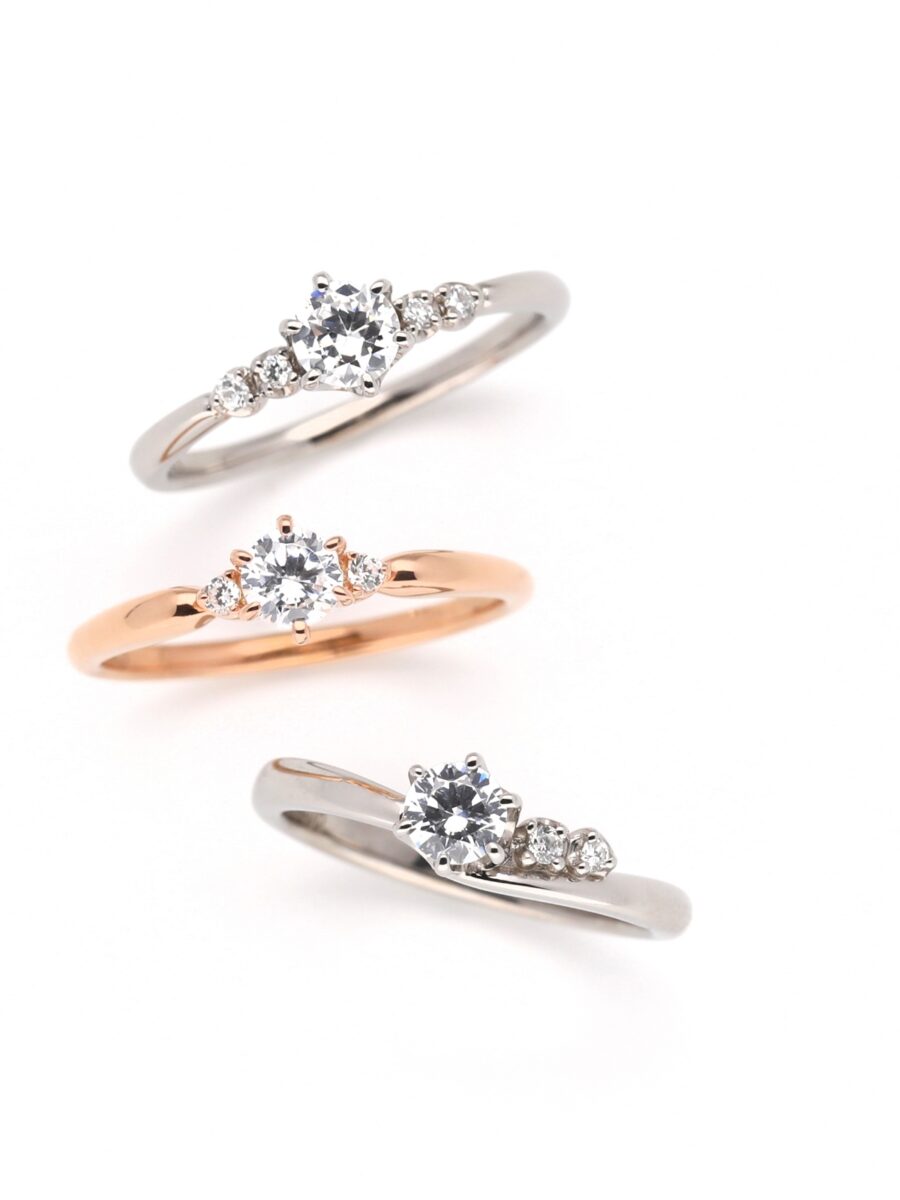 カスタムオーダーの婚約指輪