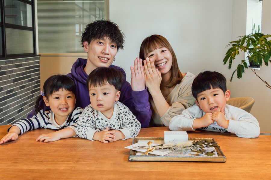 完成したリングアップ