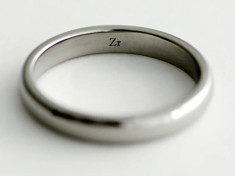 ジルコニウムの結婚指輪