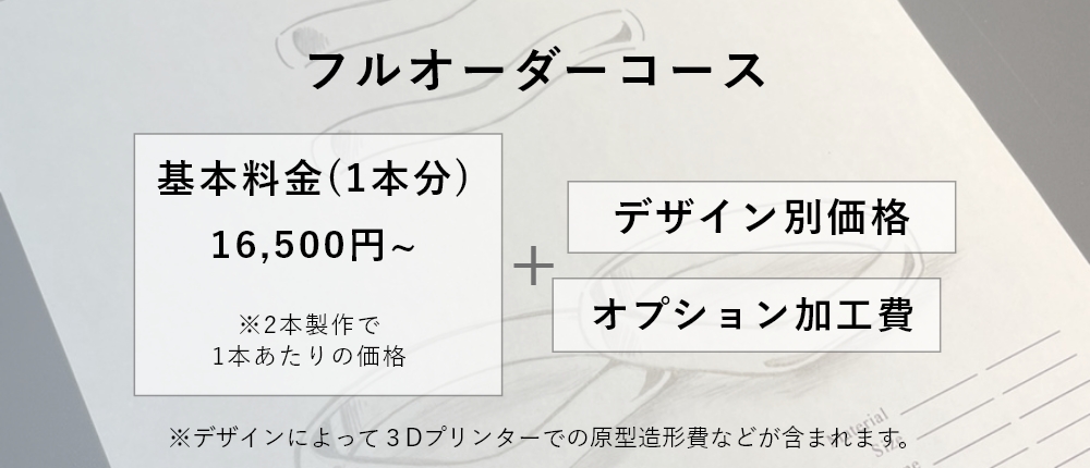 結婚指輪 フルオーダー 価格表