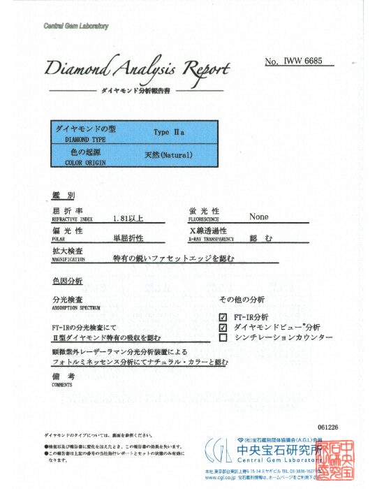 分析報告書