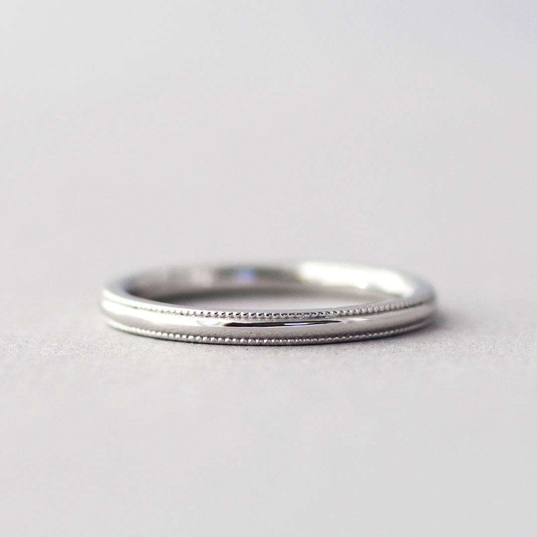 ミルグレインの結婚指輪（マリッジリング）