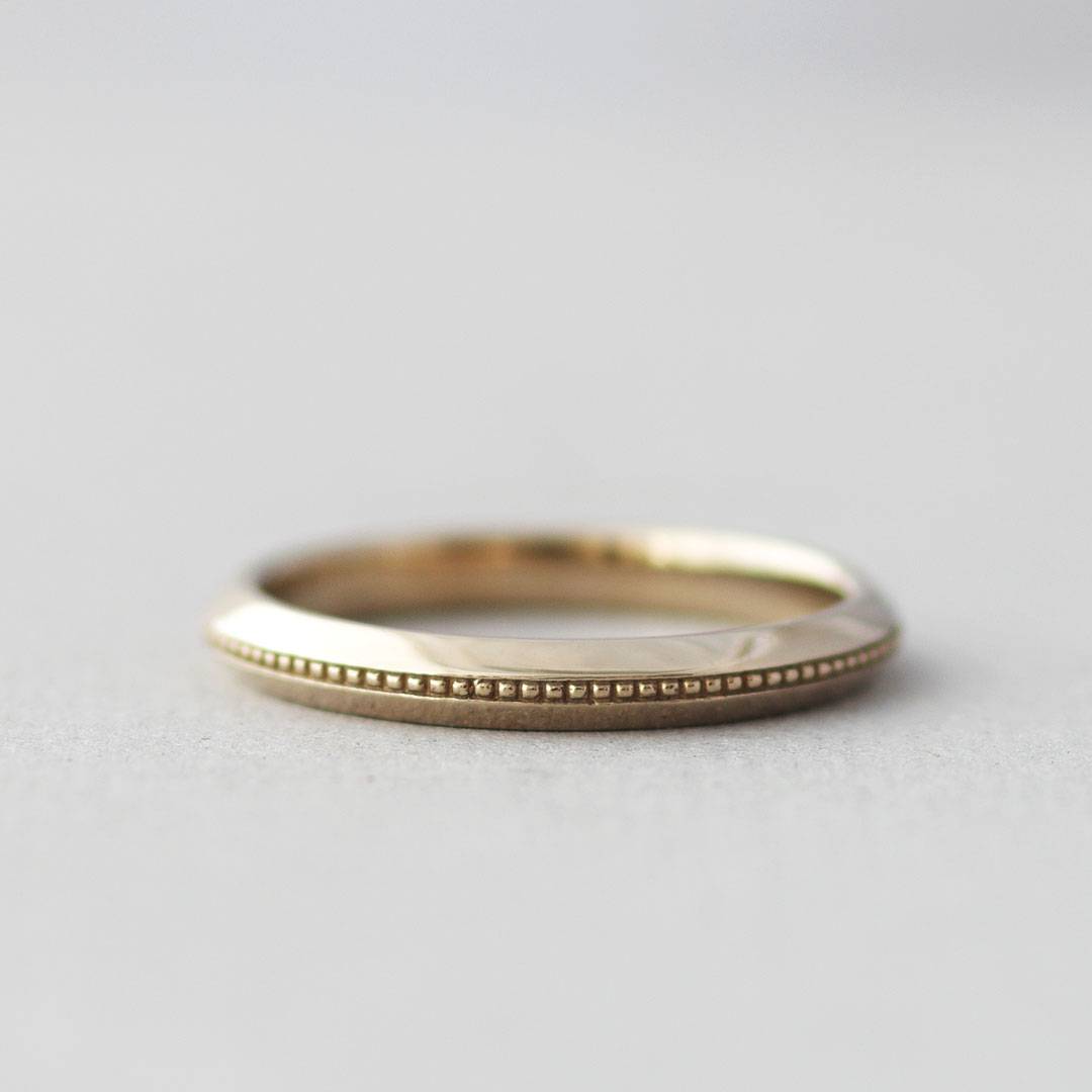 ミルグレインの結婚指輪（マリッジリング）