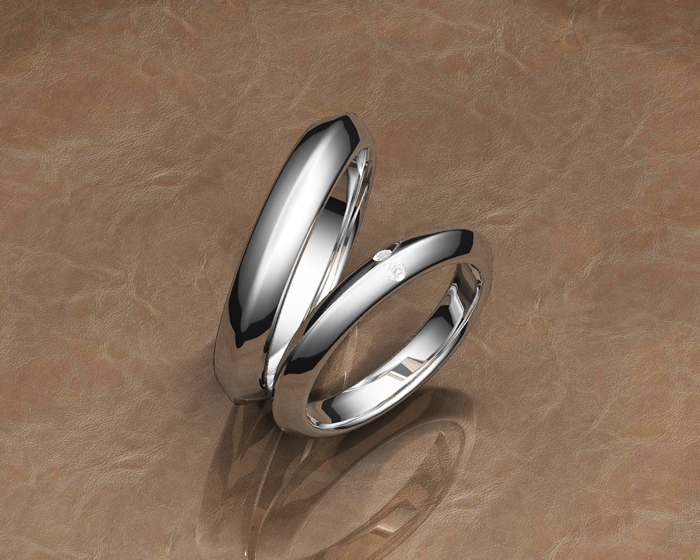 結婚指輪のCGデザイン画
