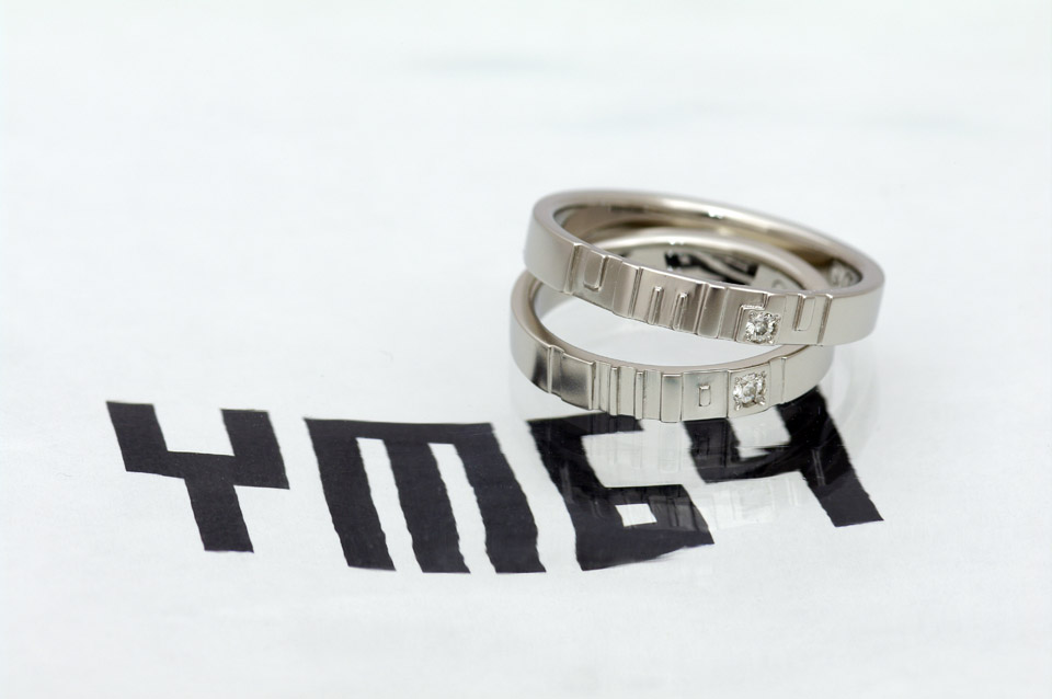 ネットでオーダーメイドした結婚指輪3