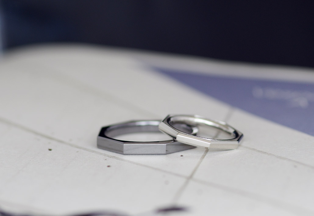 オーダーメイドで作るタンタルの結婚指輪