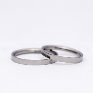 鍛造で作れる平打形状の結婚指輪（マリッジリング）