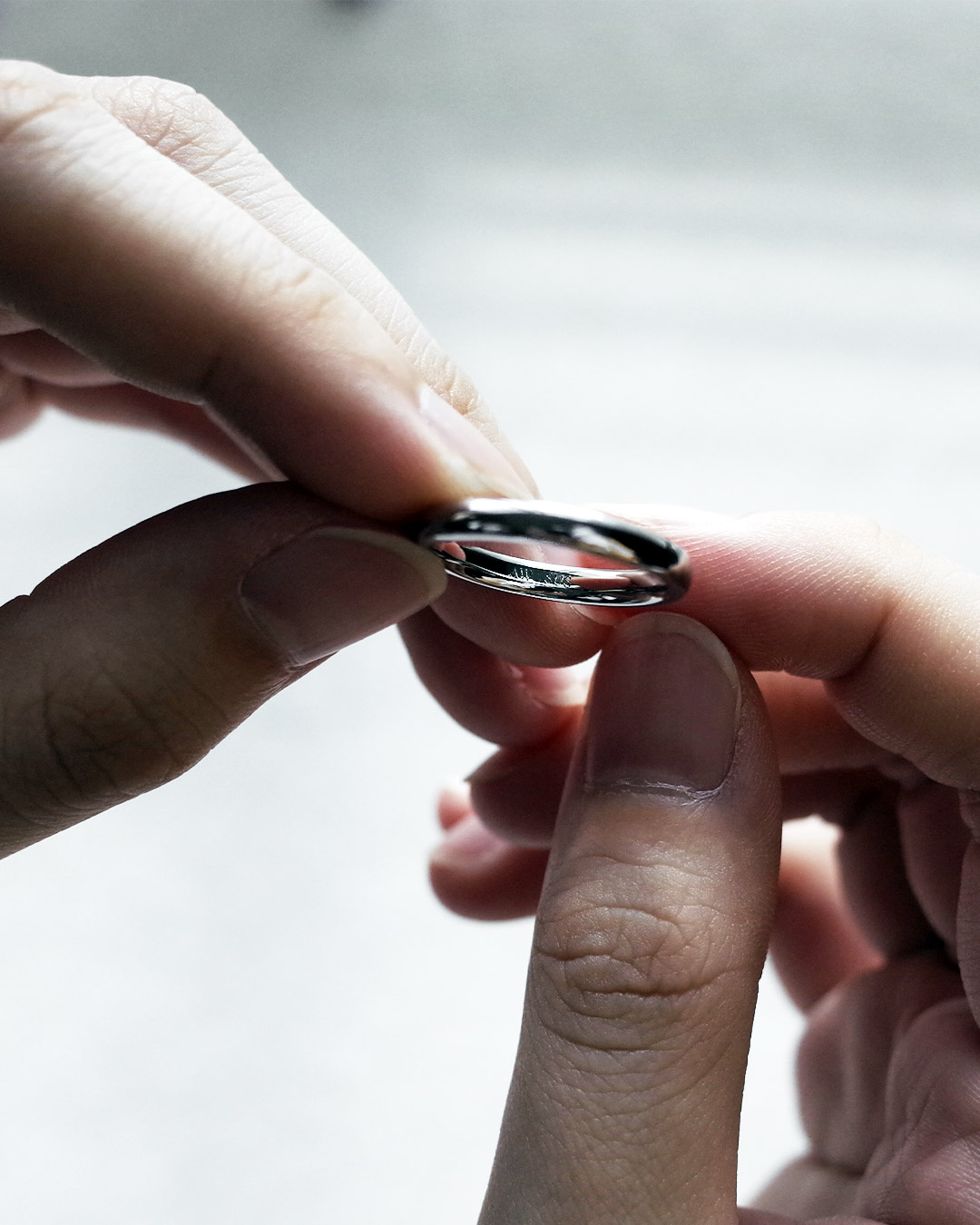 金属アレルギー対応の結婚指輪