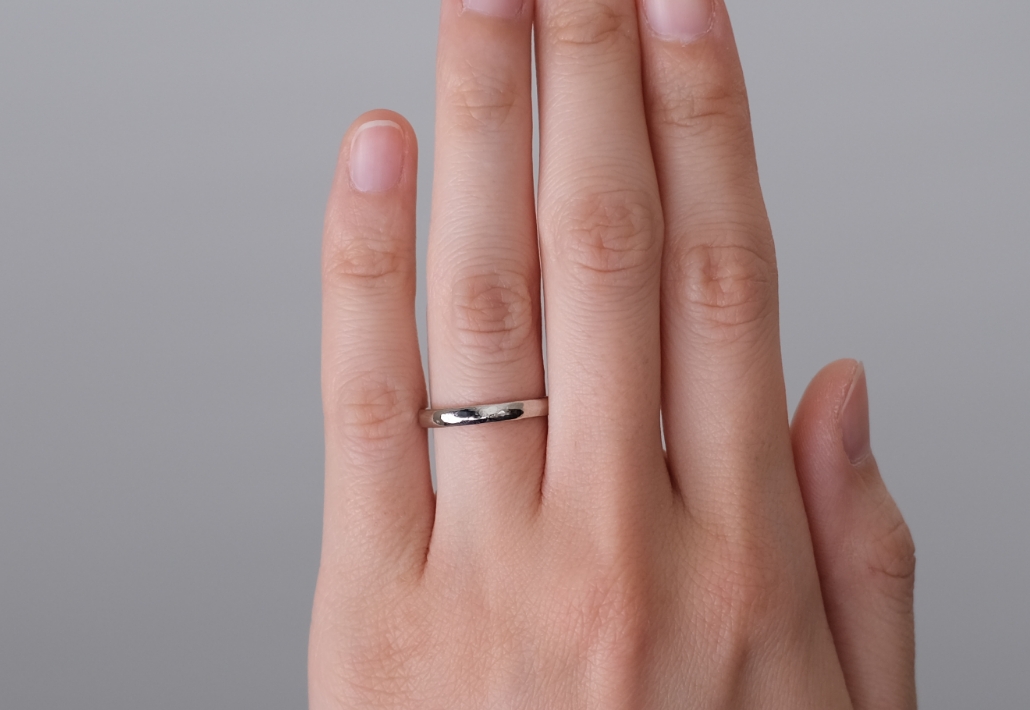 新作の結婚指輪着用イメージ